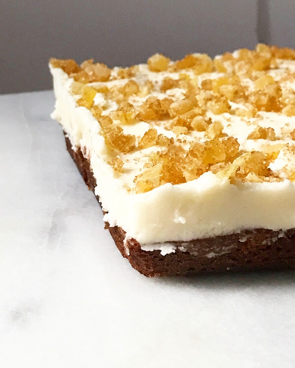 Gingerbread Blondies