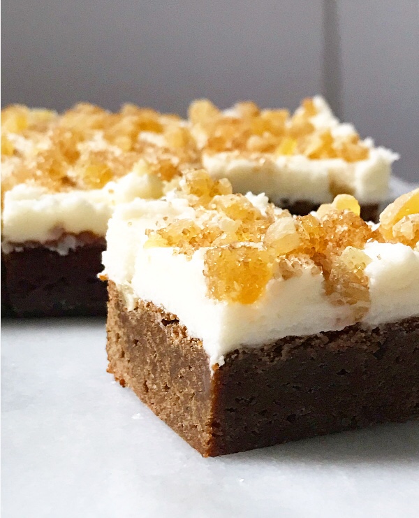 Gingerbread Blondies