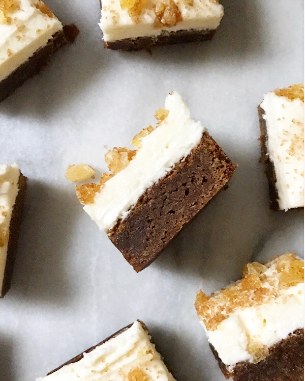 Gingerbread Blondies