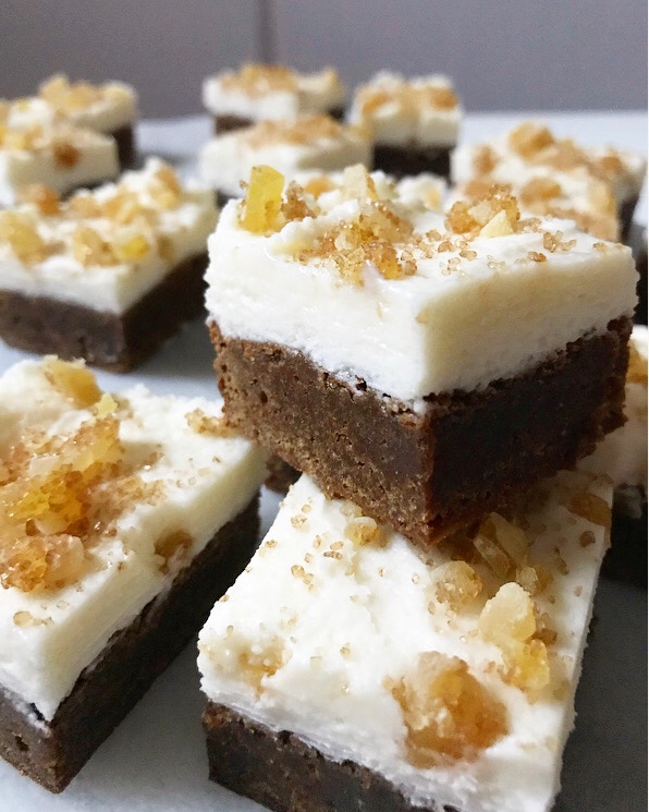 Gingerbread Blondies