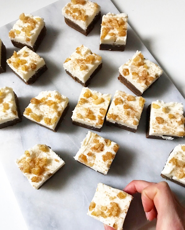 Gingerbread Blondies
