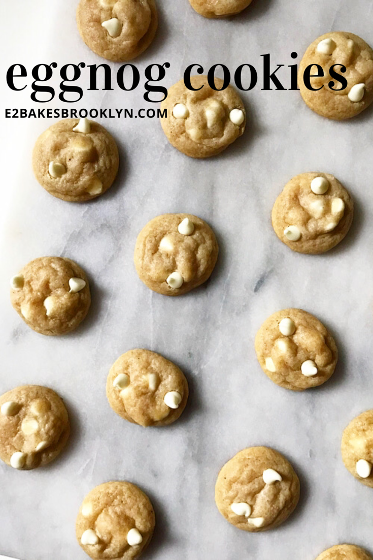 Soft & Chewy Eggnog Cookies