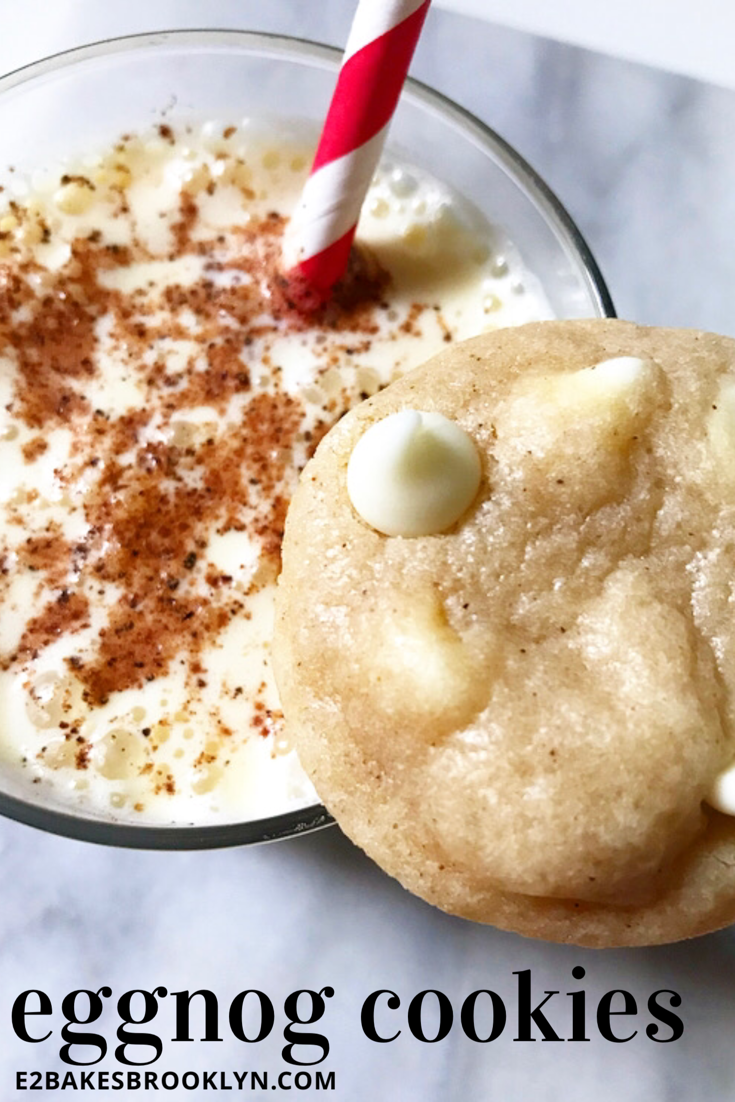 Soft & Chewy Eggnog Cookies