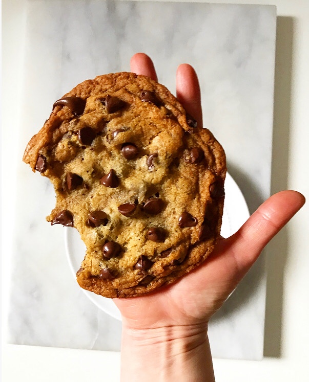 One Big Chocolate Chip Cookie