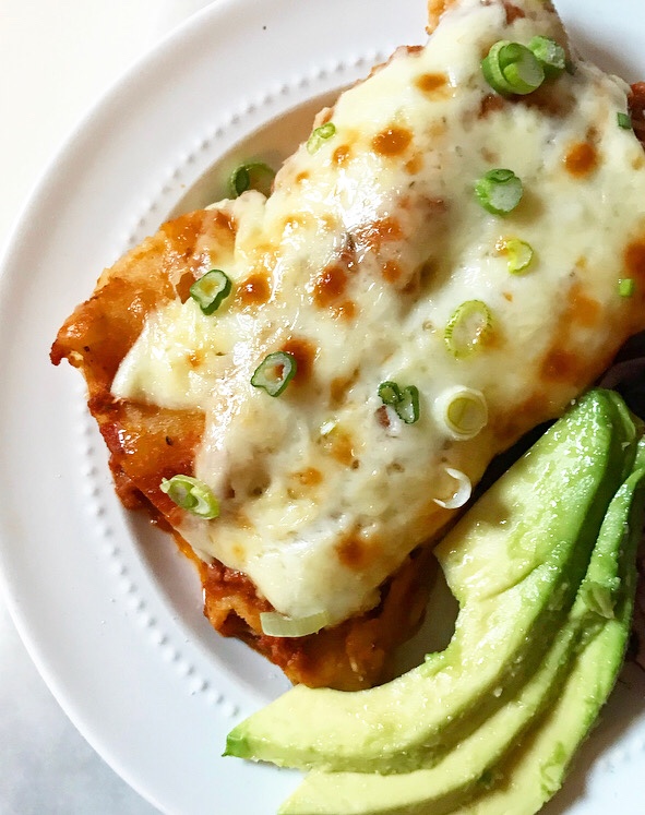 Pork Enchiladas with Smoky Chipotle Sauce