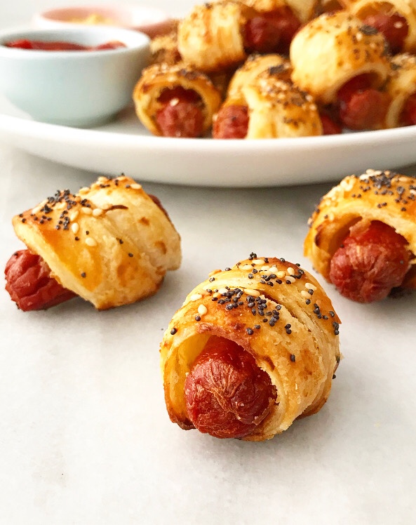 Puff Pastry Pigs in Blankets