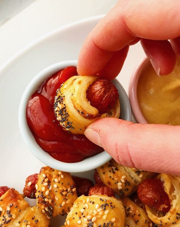 Puff Pastry Pigs in Blankets