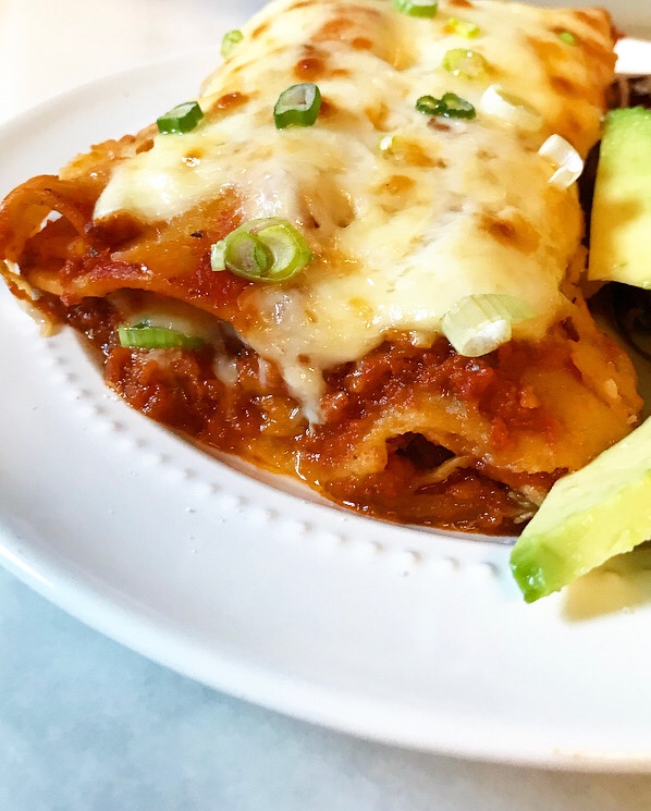 Pork Enchiladas with Smoky Chipotle Sauce