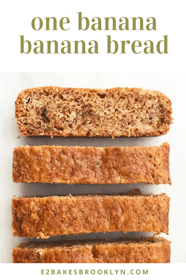 One Banana Banana Bread {Vegan}