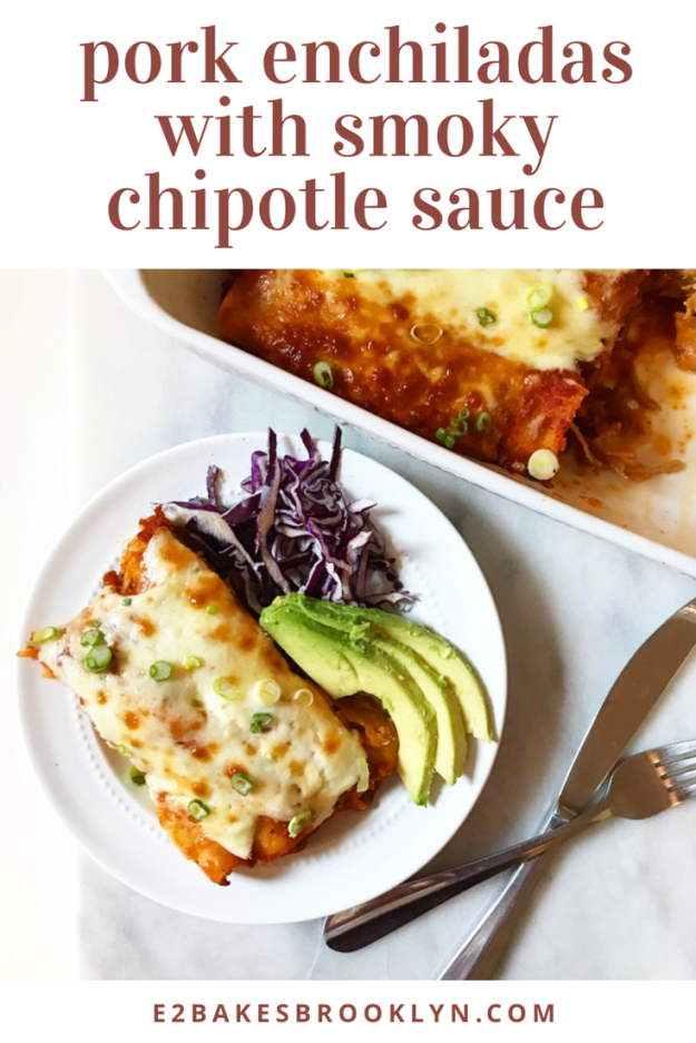 Pork Enchiladas with Smoky Chipotle Sauce