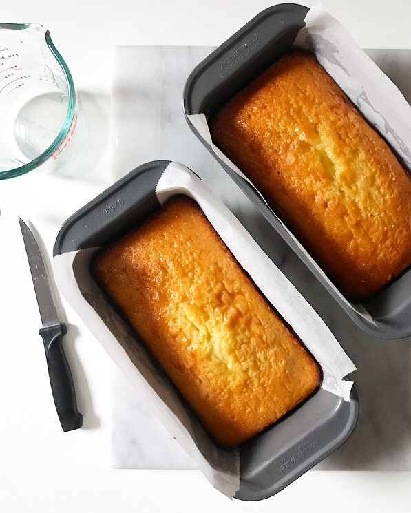 Meyer Lemon Drizzle Cakes