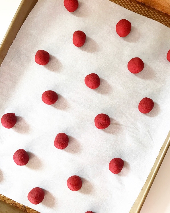 Red Velvet Sandwich Cookies