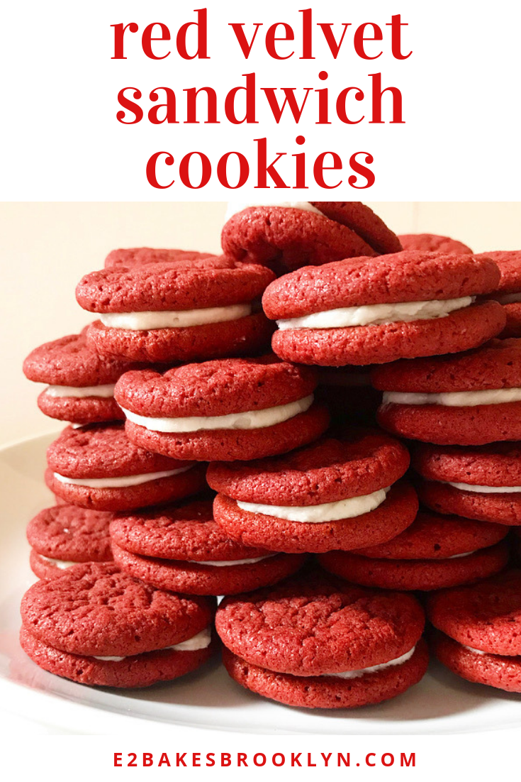 Red Velvet Sandwich Cookies
