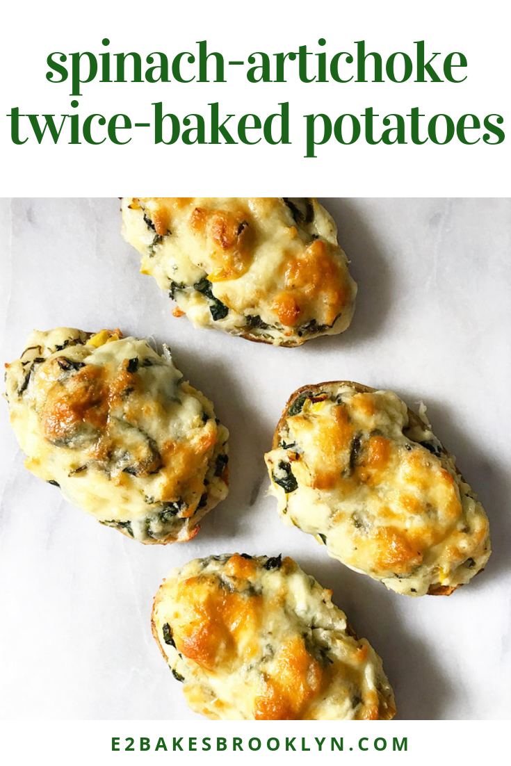 Spinach-Artichoke Twice-Baked Potatoes