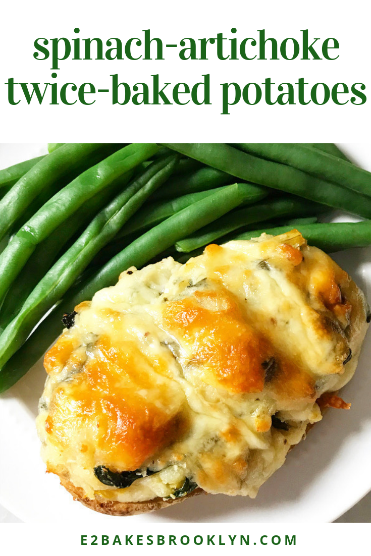 Spinach-Artichoke Twice-Baked Potatoes