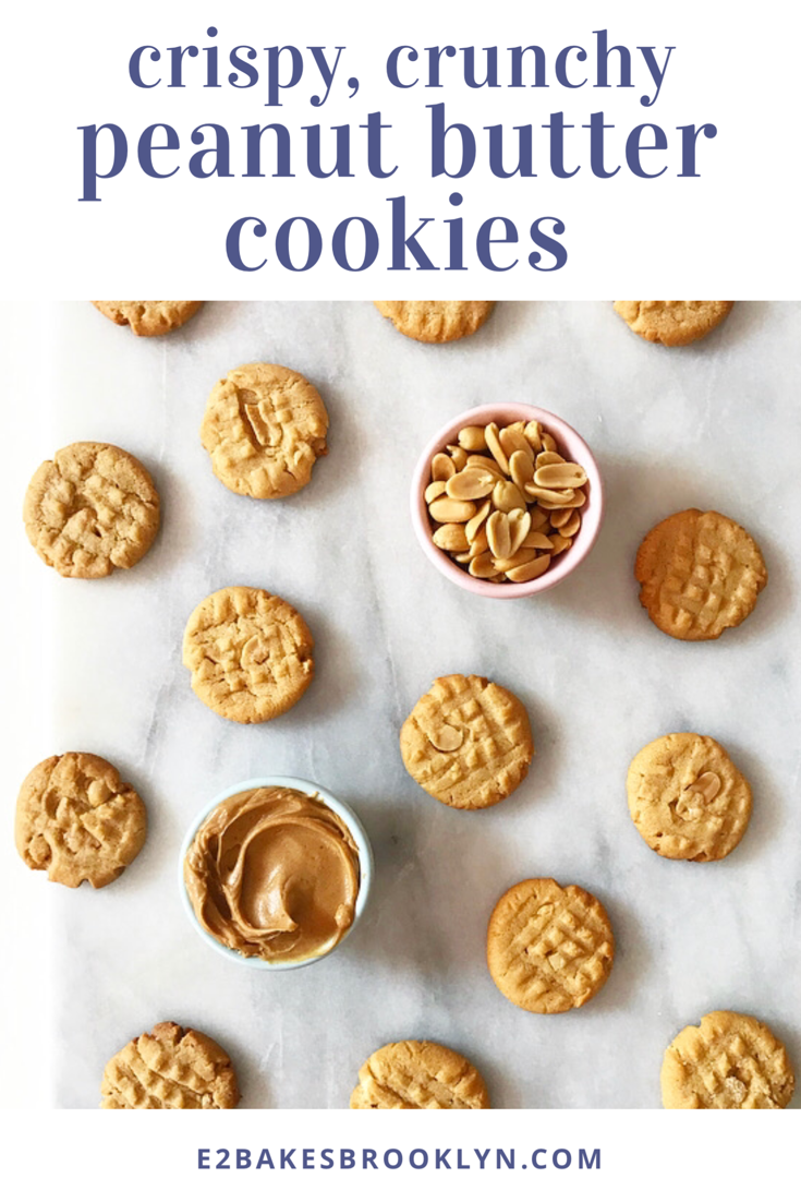 Crispy, Crunchy Peanut Butter Cookies
