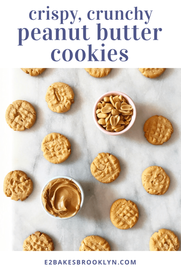 Crispy, Crunchy Peanut Butter Cookies