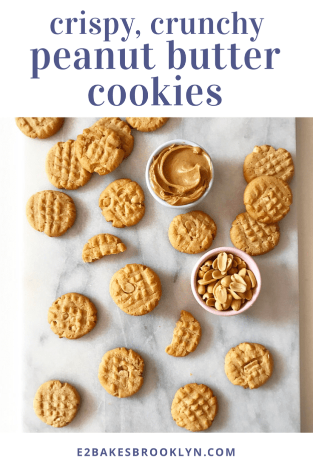 Crispy, Crunchy Peanut Butter Cookies