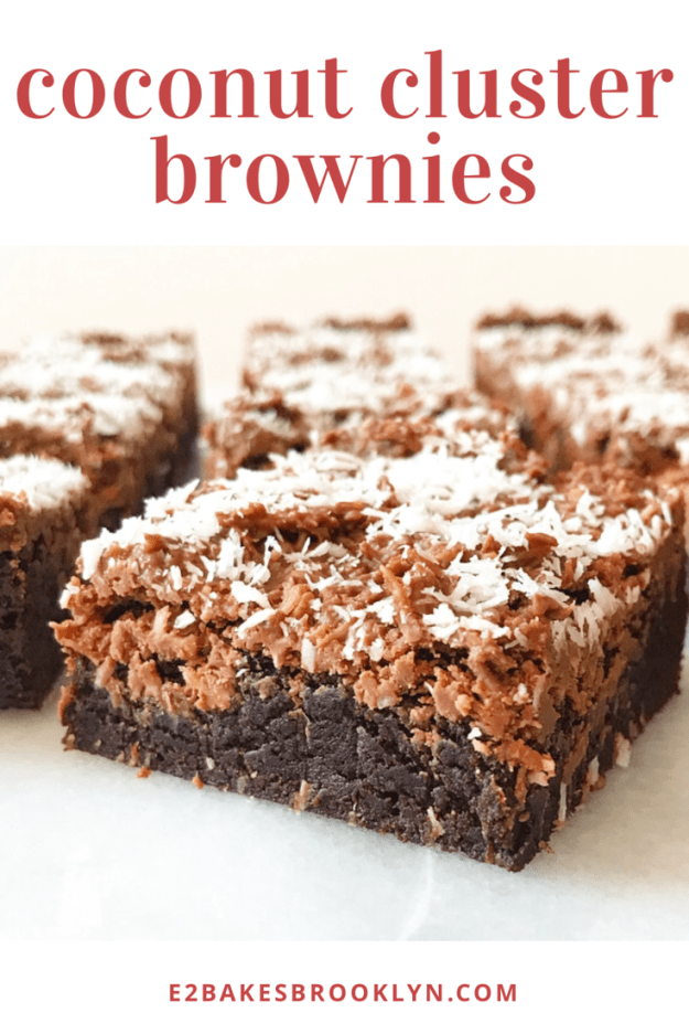 Coconut Cluster Brownies