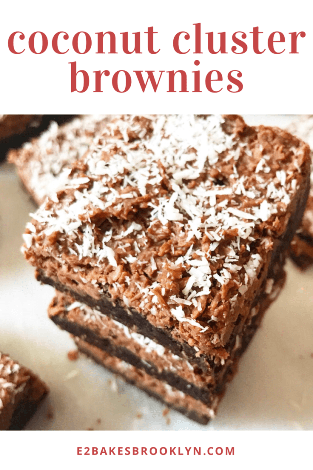 Coconut Cluster Brownies