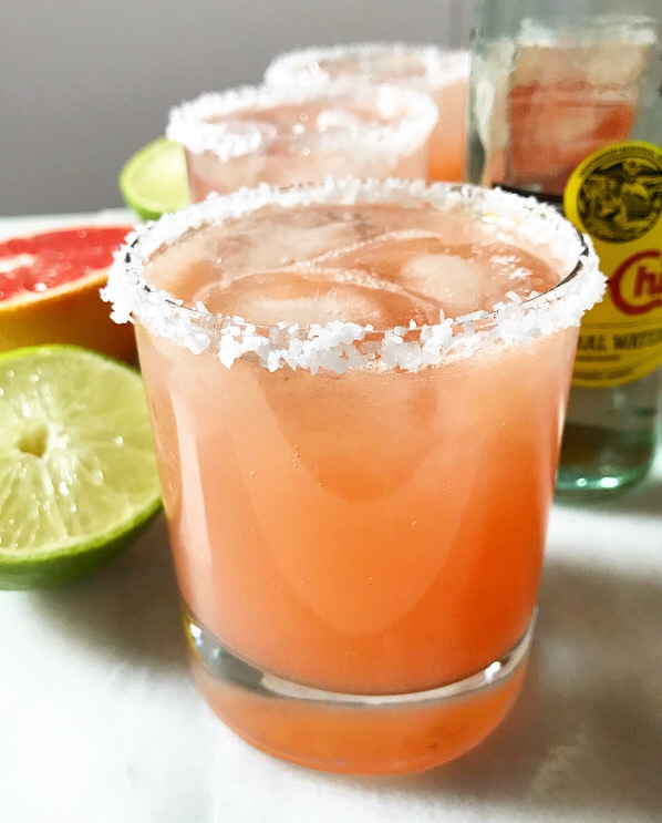 Sparkling Grapefruit-Lime Aguas Frescas