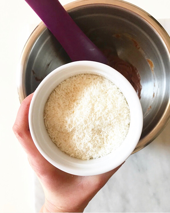 Coconut Cluster Brownies