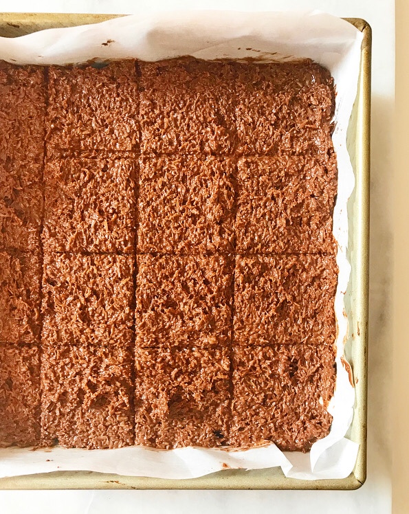 Coconut Cluster Brownies