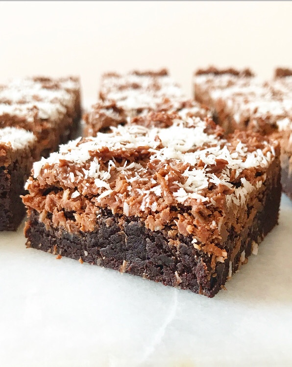 Coconut Cluster Brownies