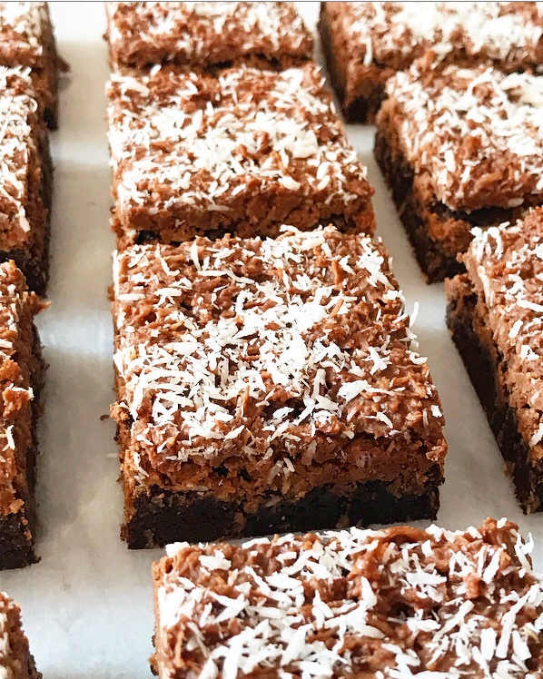Coconut Cluster Brownies