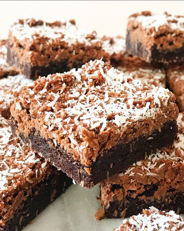 Coconut Cluster Brownies
