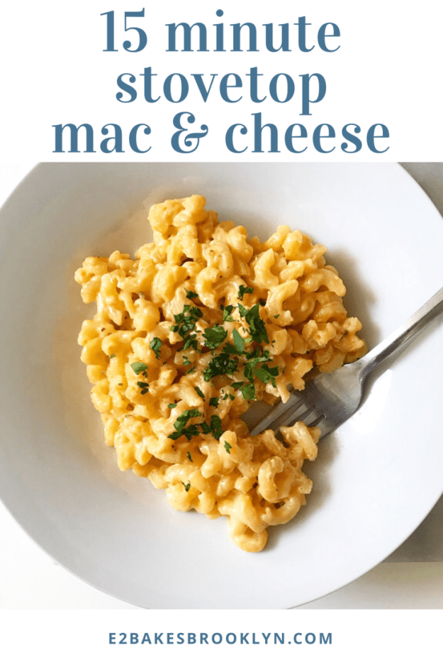 15 Minute Stovetop Mac & Cheese