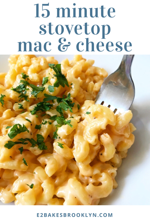 15 Minute Stovetop Mac & Cheese