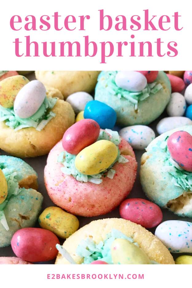 Easter Basket Thumbprints 
