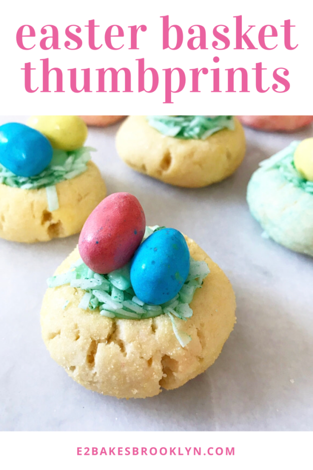 Easter Basket Thumbprints