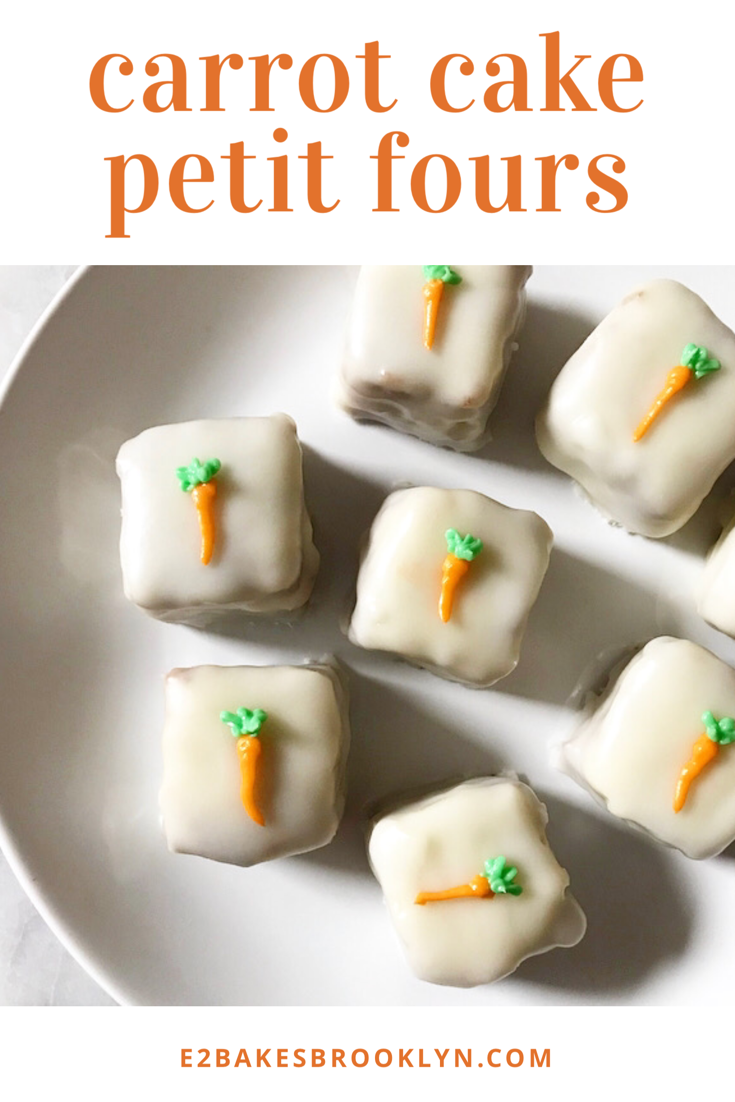 Carrot Cake Petit Fours