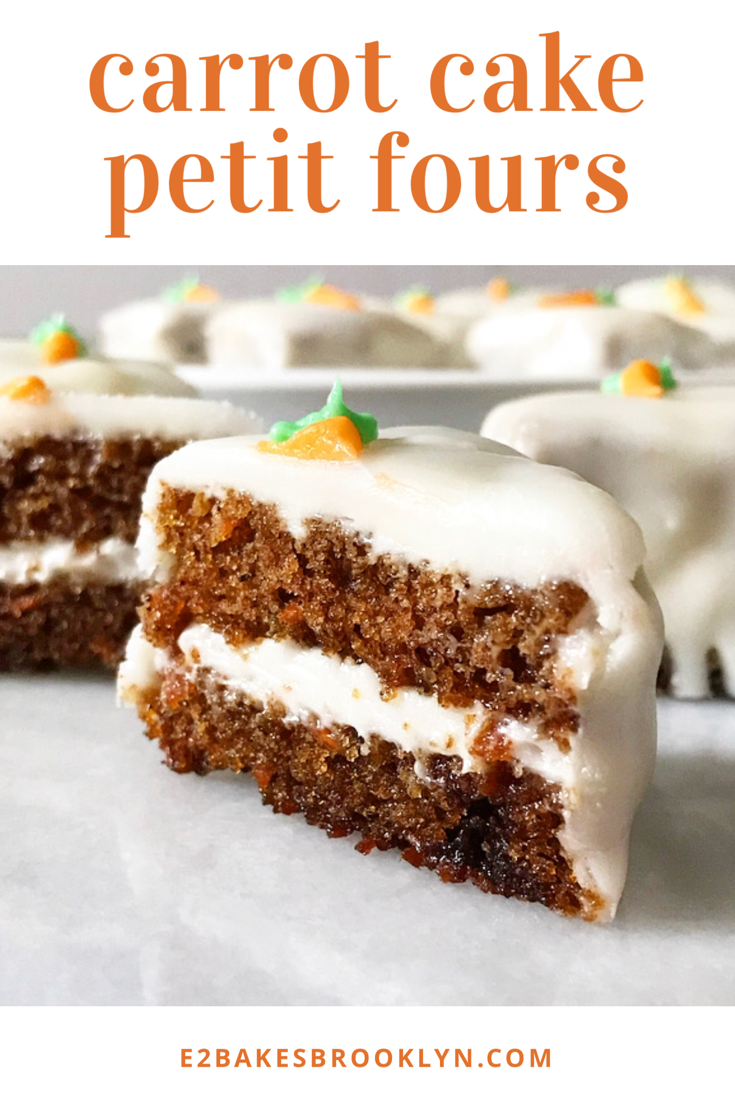 Carrot Cake Petit Fours