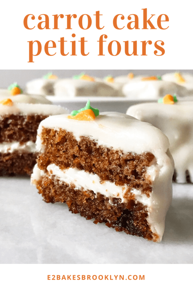 Carrot Cake Petit Fours
