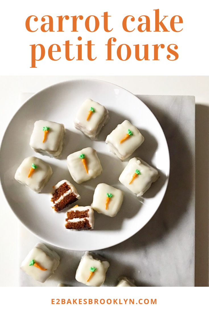 Carrot Cake Petit Fours