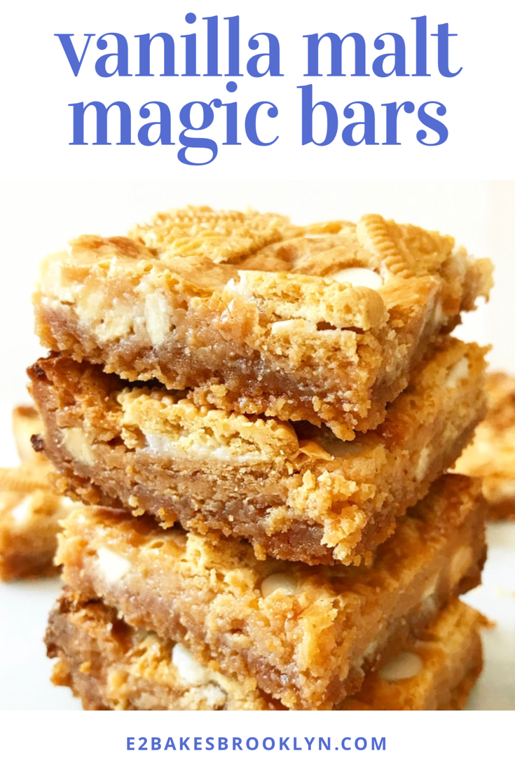 Vanilla Malt Magic Bars