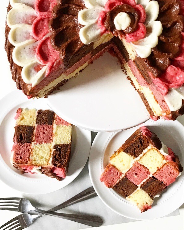 Neapolitan Cake