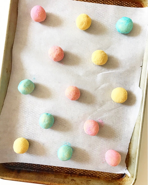 Easter Basket Thumbprints