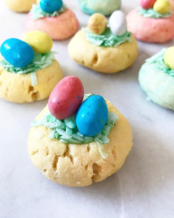 Easter Basket Thumbprints