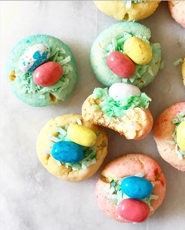 Easter Basket Thumbprints