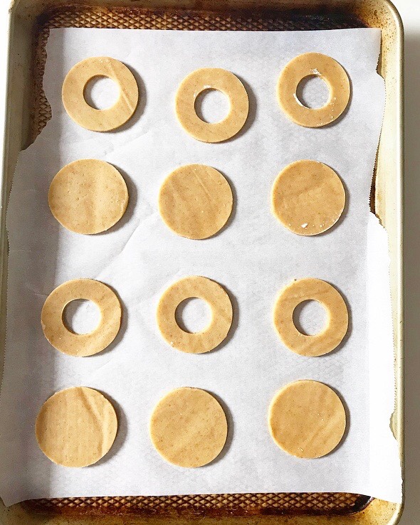 Key Lime Linzer Cookies
