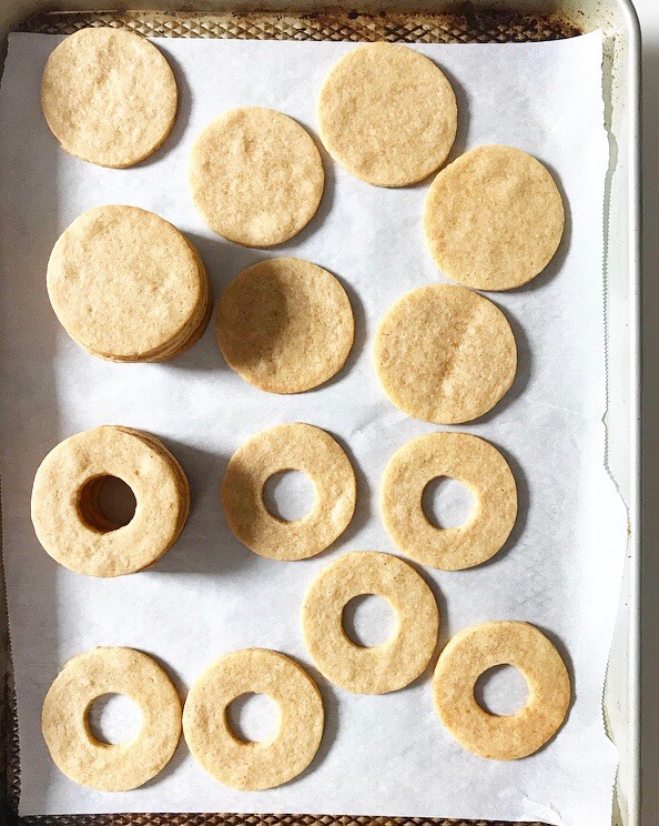 Key Lime Linzer Cookies