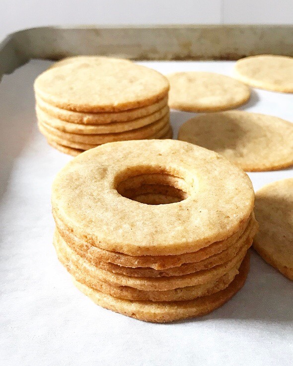 Key Lime Linzer Cookies