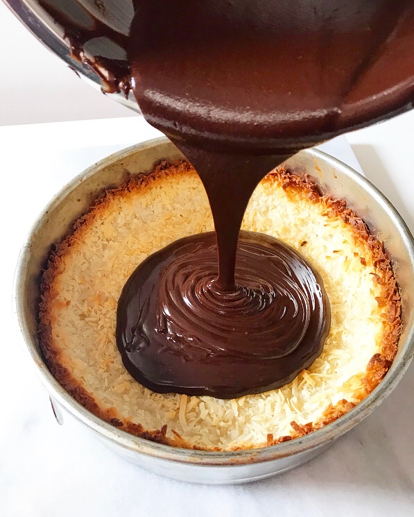 Chocolate Macaroon Tart {Five Ingredients, Grain-Free}