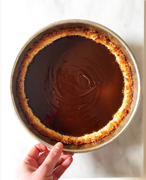 Chocolate Macaroon Tart {Five Ingredients, Grain-Free}