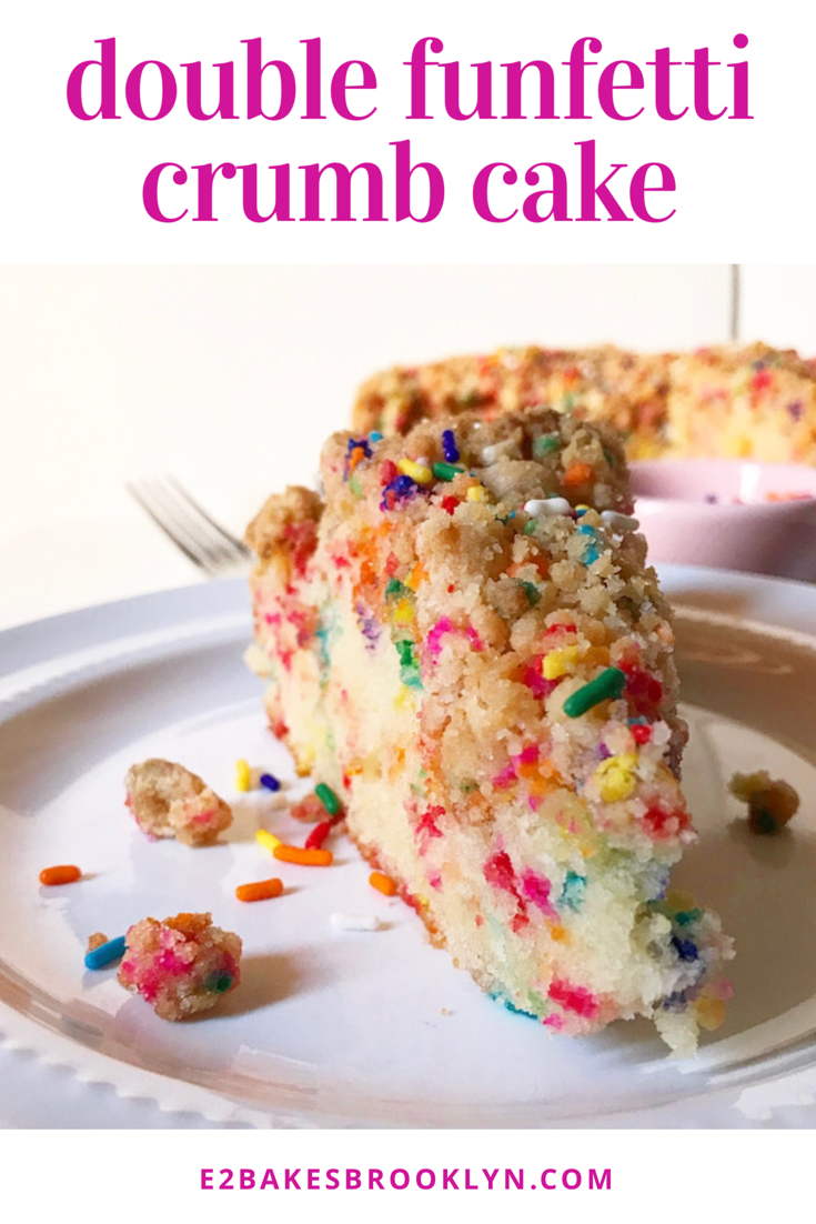 Double Funfetti Crumb Cake