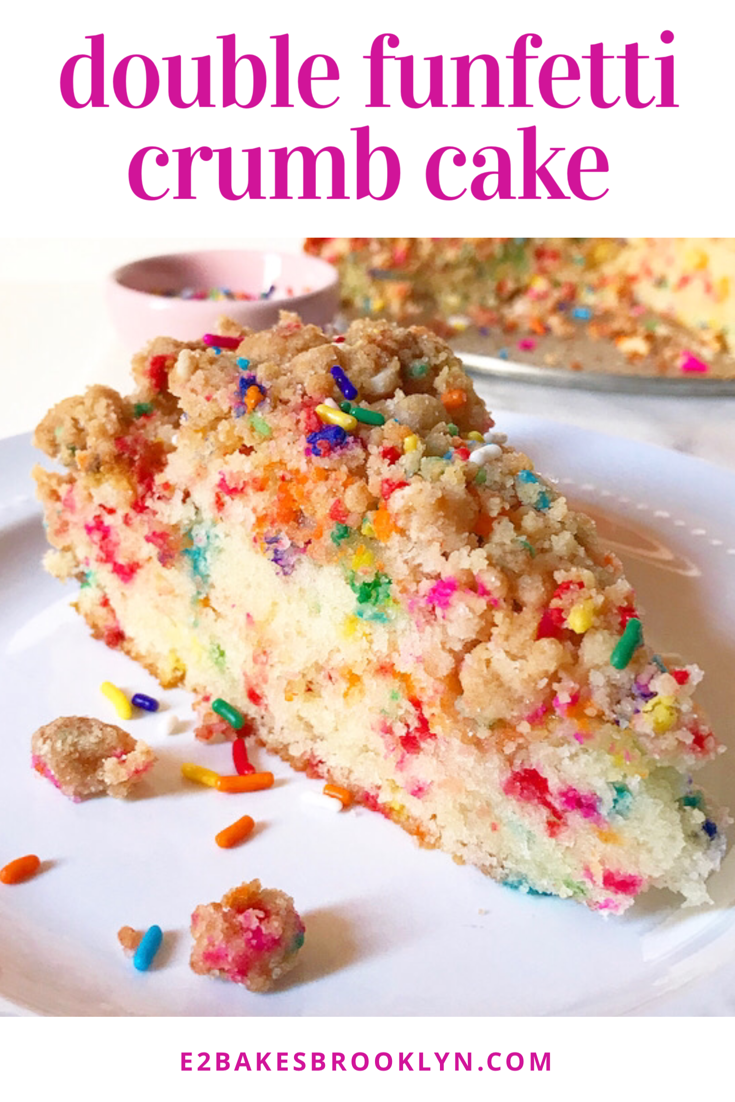 Double Funfetti Crumb Cake